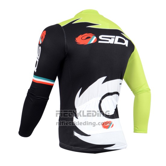 2014 Fietskleding Castelli SIDI Zwart en Groen Lange Mouwen en Koersbroek